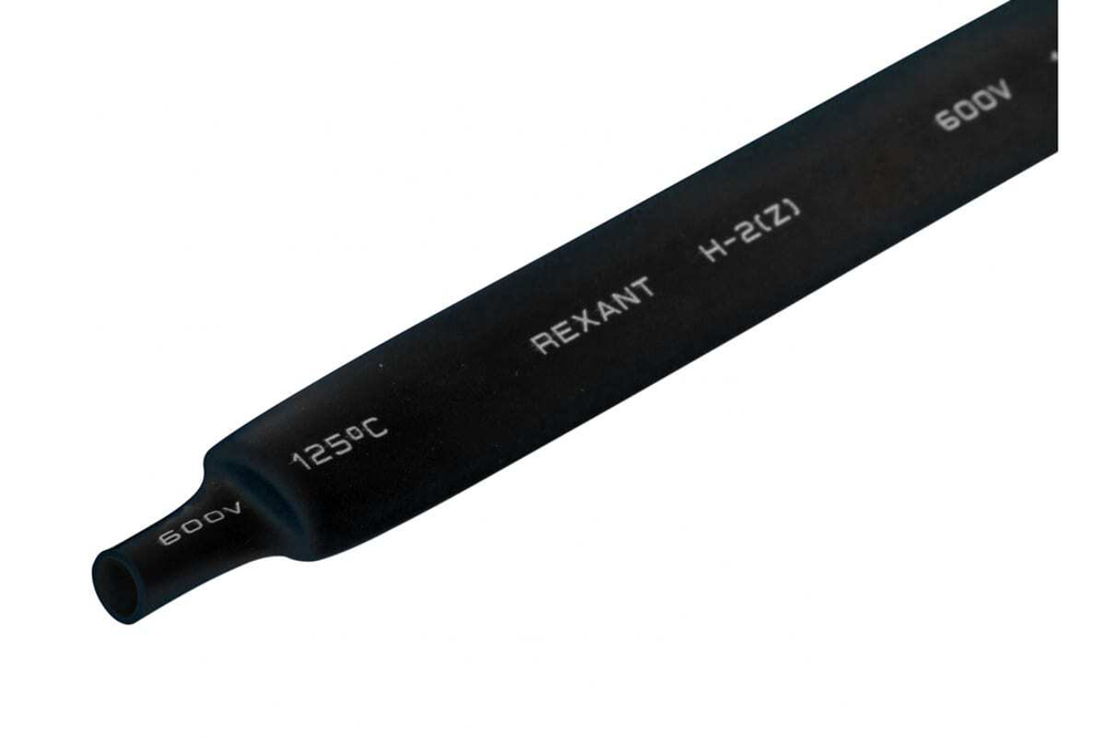 Термоусадка REXANT 9.0/4.5 мм, 1м, черная 20-9006