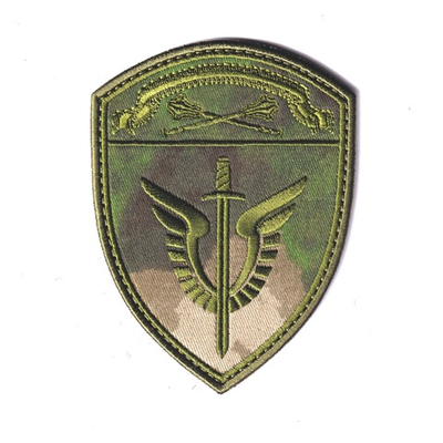 Нашивка ( Шеврон ) На Рукав ФСВНГ ( Росгвардия ) Центральный Округ ОМОН Вышитая Мох