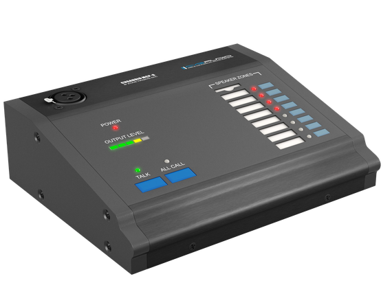 CVGAUDIO MCP-8 - удаленная настольная микрофонная консоль на 8 зон с возможностью выбора зоны вещания