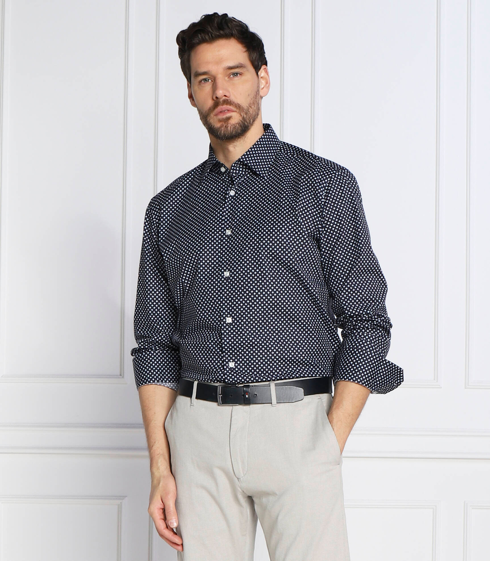 рубашка h-joe-kent-c1 BOSS BLACK - темно-синий(50494726)