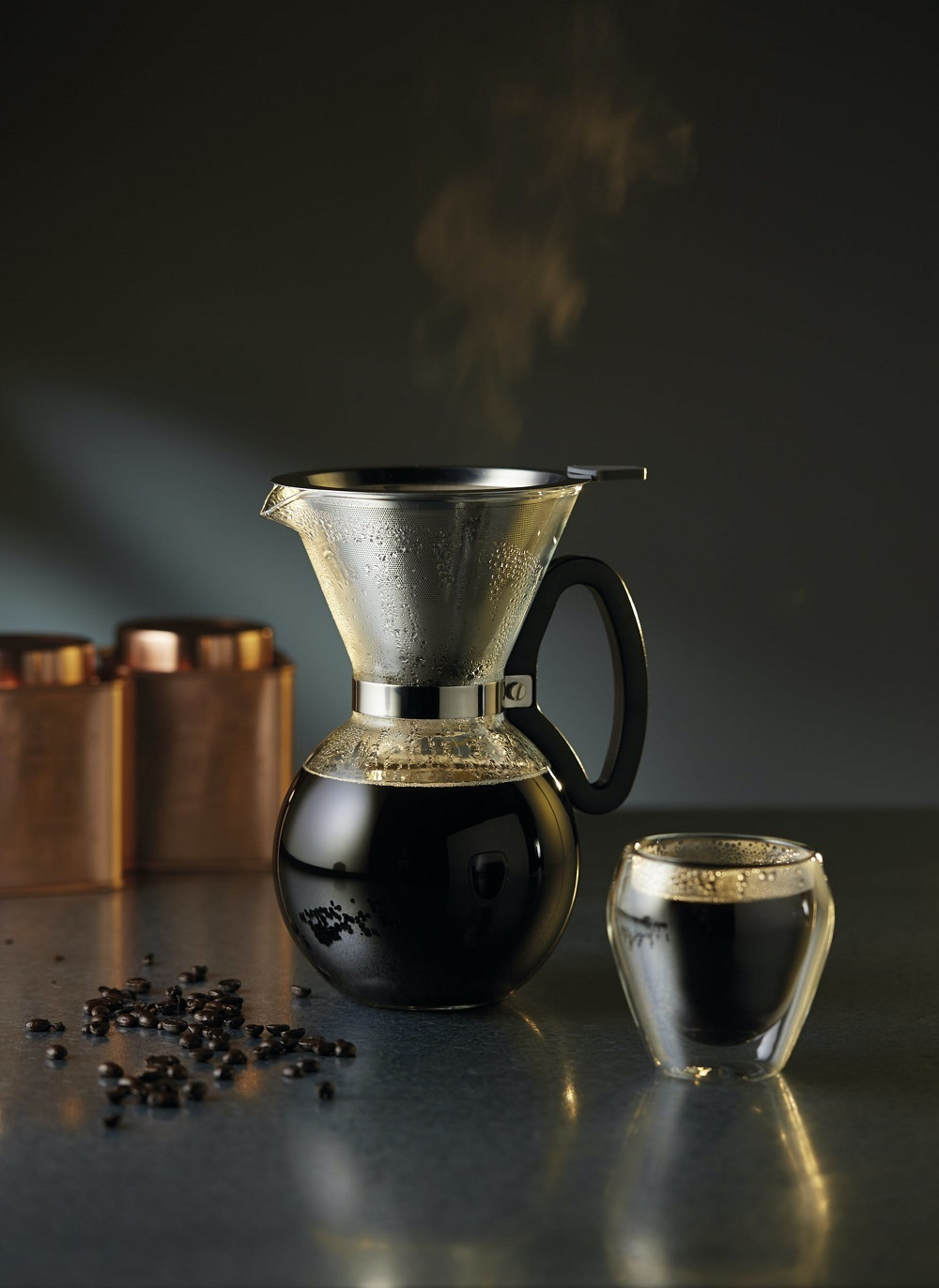Kitchen Craft Стеклянный заварник Slow Brew 1,1 л