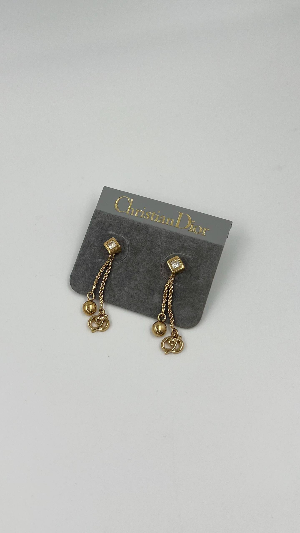 Серьги с подвесками Christian Dior