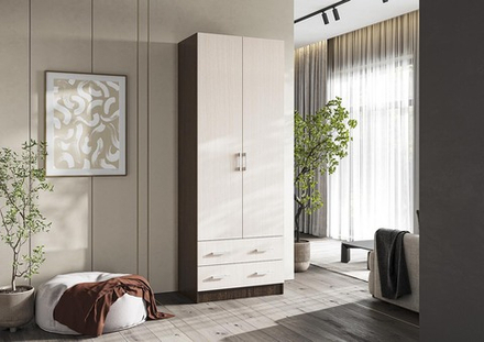 Дуэт (СтендМебель) Шкаф двухдверный