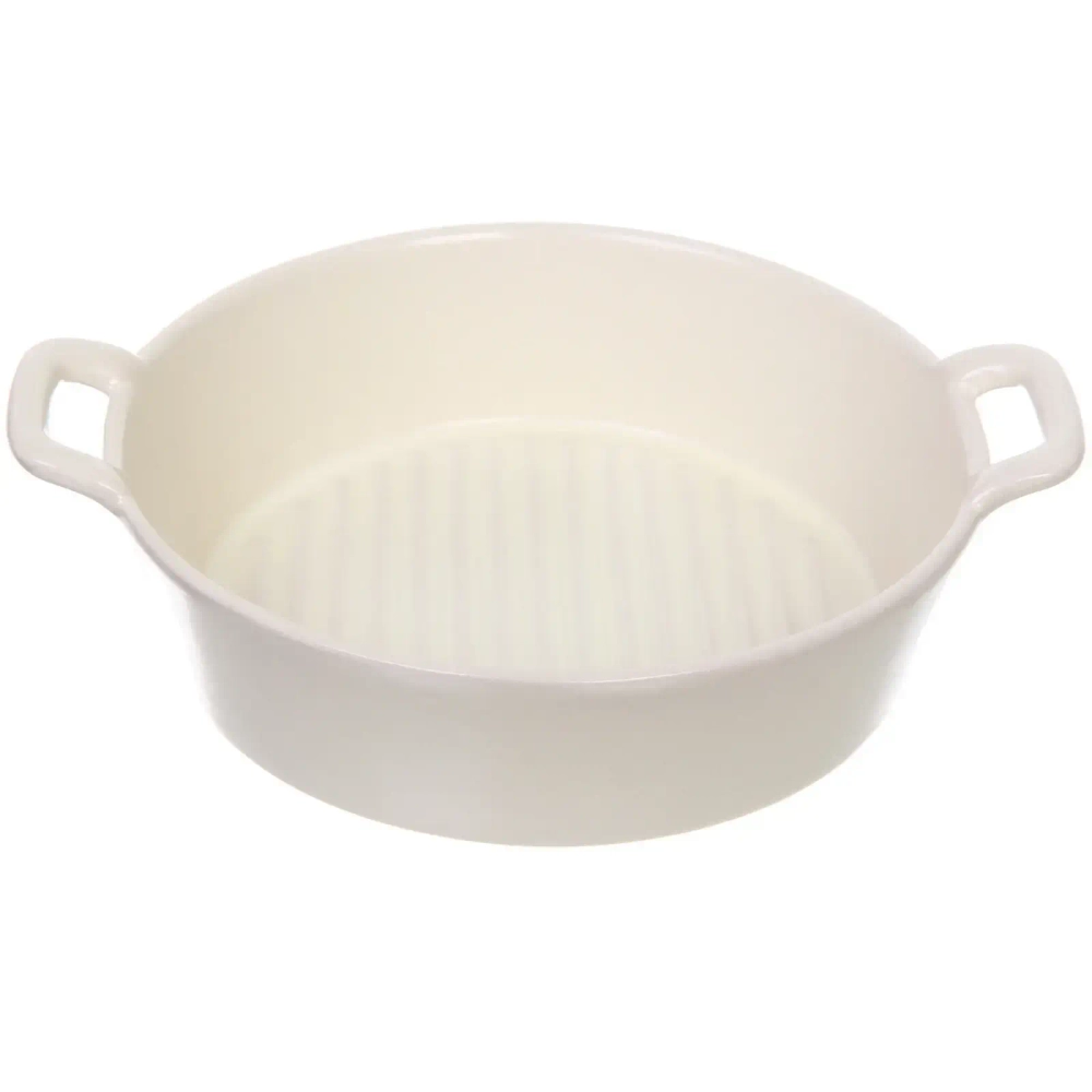 Форма керамическая для запекания «Акварель» 20,5*17*5,5см, молочная