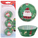 Набор бумажных форм для выпечки «Новогодняя сказка» 50шт, d-7см