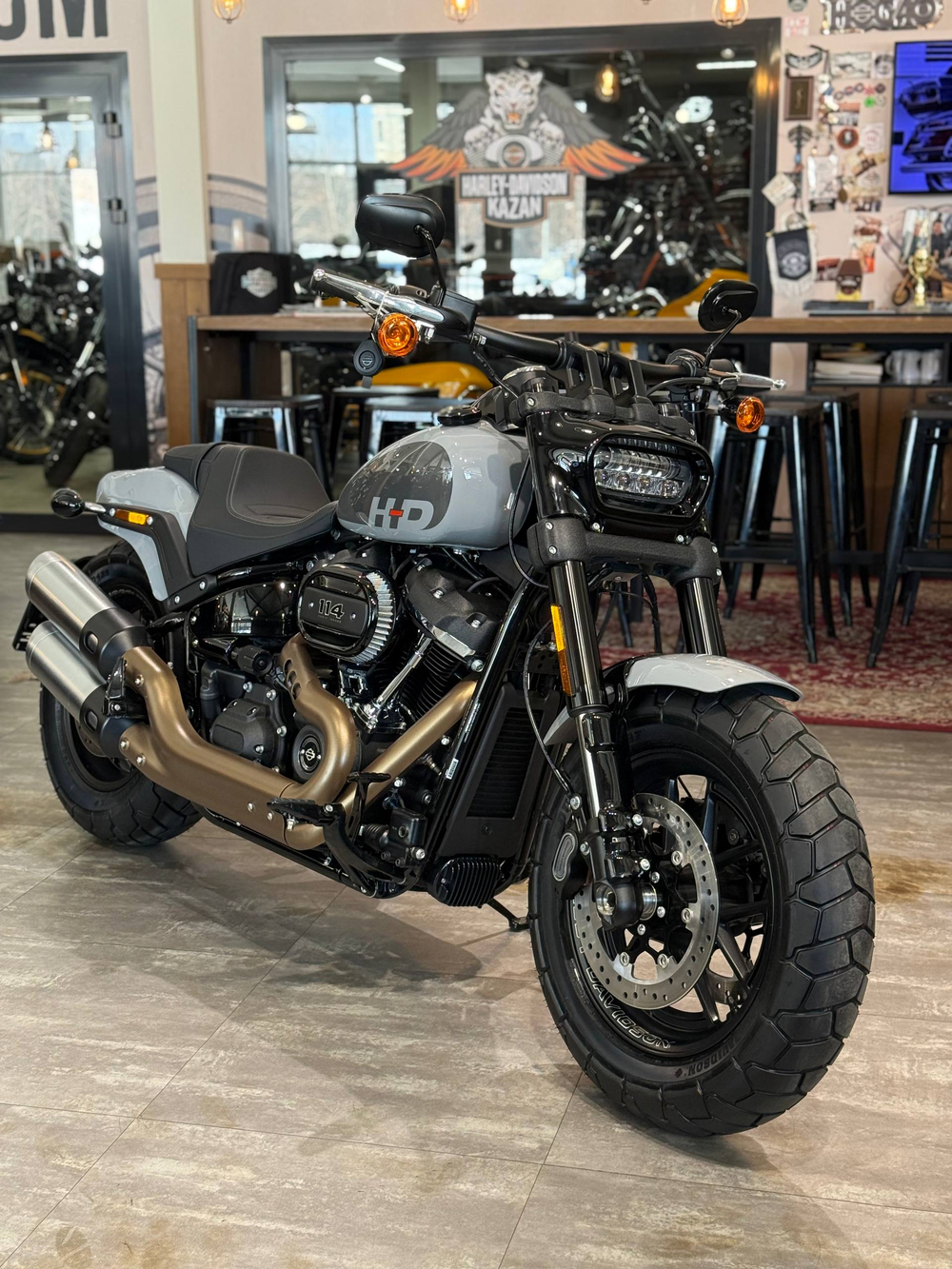 Harley-Davidson Fat Bob 114 Billiard Grey 2024