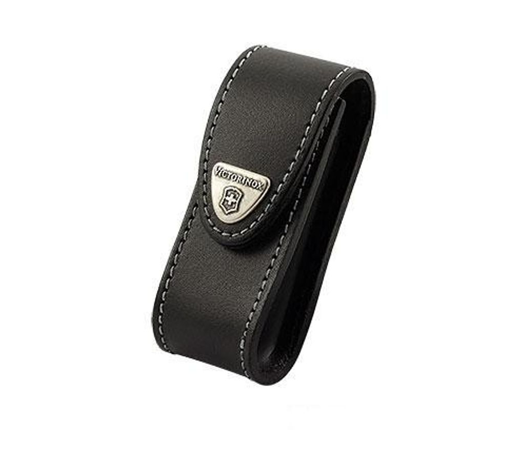 Чехол Victorinox для 91мм толщина 2-4 ур кожа поворот черный (4.0520.31)