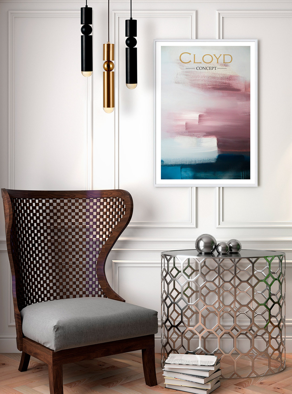 Подвесной светильник Cloyd PARETO P1 / латунь (арт.11062)