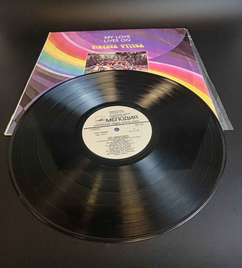 LP ВИА Синяя птица - Моя любовь жива. Виниловая пластинка 12 дюймов , Мелодия СССР 1981 год