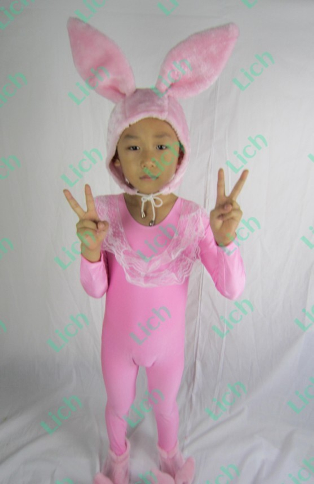 Костюм зайца детский карнавальный однотонный