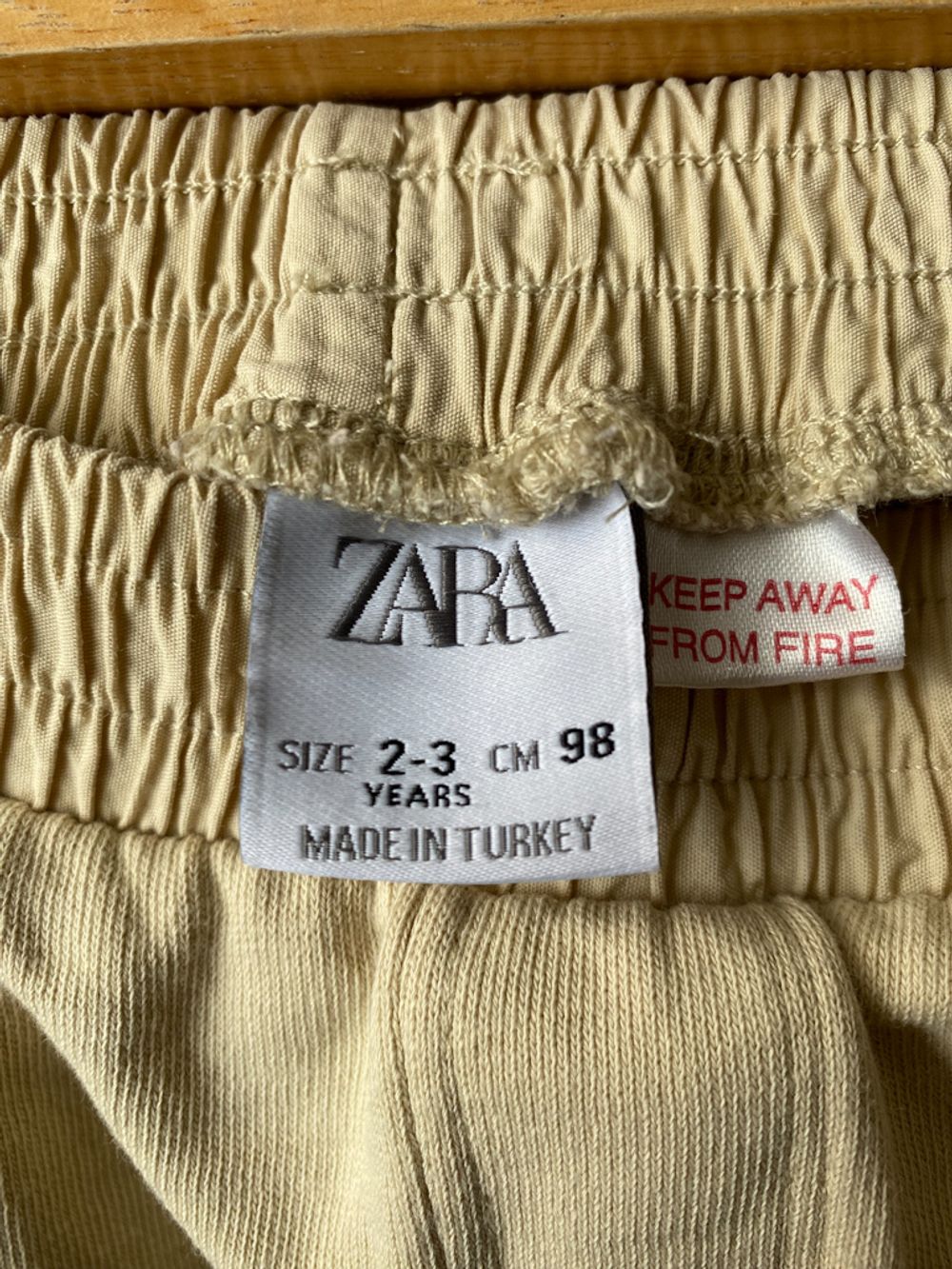 Хлопковые брюки Zara, 98