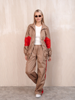 Костюм женский "Девяностые" бежевый