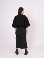 Футболка базовая oversize из 100 % хлопка, black