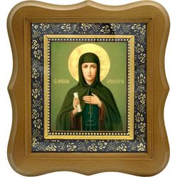 Аполлинария (Полина) Египетская Святая преподобная. Икона на холсте.