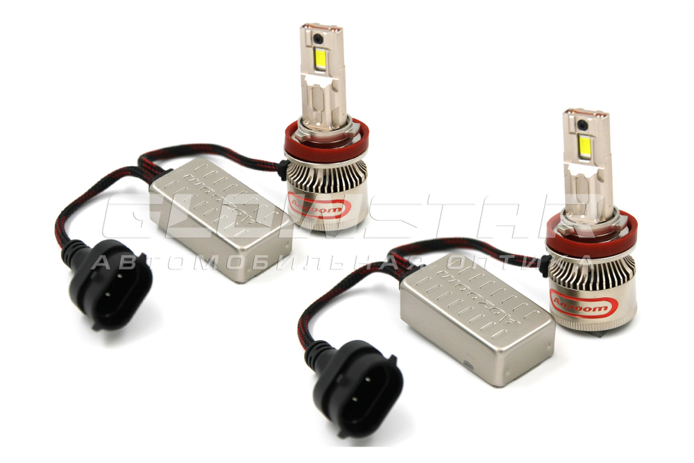 Aozoom P10/H11 с вентилятором 12V 55W 3500Lm (комплект, 2шт)