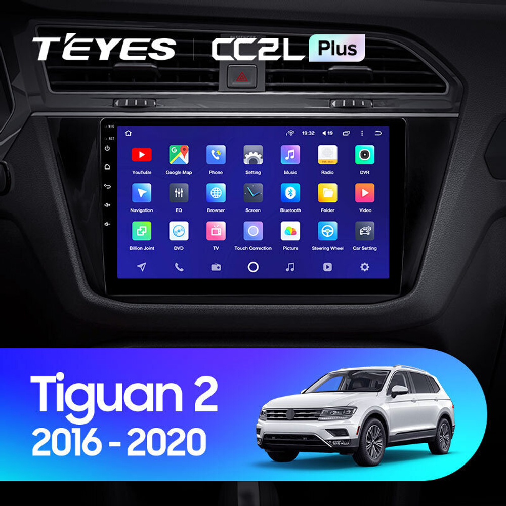 Teyes CC2L Plus 10,2" для Volkswagen Tiguan 2016-2020