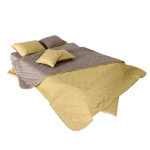 Покрывало BuyColor Шоколад/Горчица