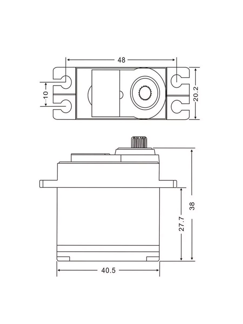 Сервомашинка аналоговая JX Servo PS-4503HB
