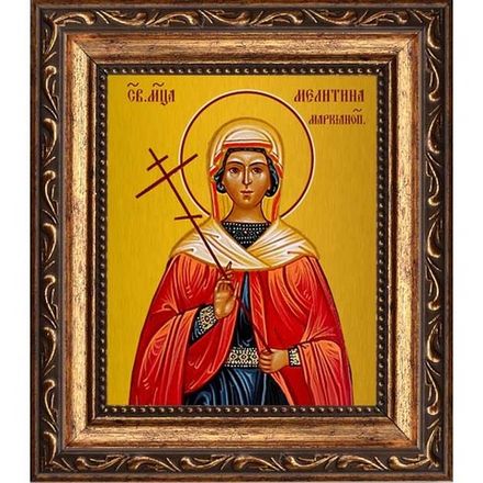 Мелитина Маркианопольская Святая мученица. Икона на холсте.