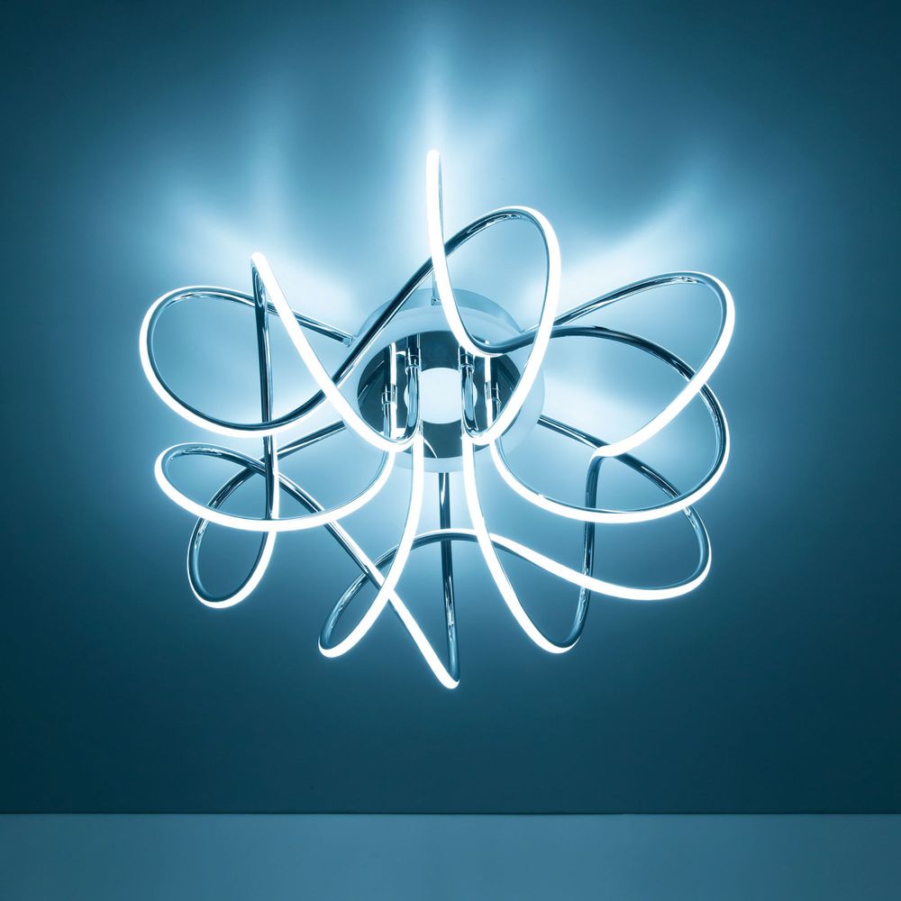 Citilux Джемини Смарт CL229A161E RGB Умная люстра Хром