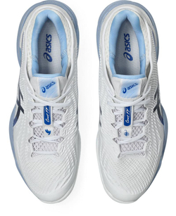 Теннисные кроссовки Asics Court FF 3 Novak Clay - white/tuna blue