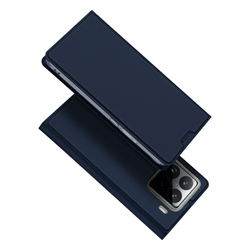 Чехол книжка из PU кожи синего цвета от Dux Ducis для смартфона Xiaomi 15 Pro, серия Skin Pro Series Case