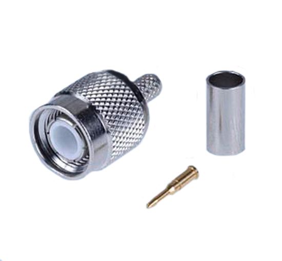 T-111F, TNC, вилка, обжимная, RG-58