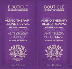 Пробник шампунь Anti-Yellow Shampoo/восстанавливающая маска Anti-Yellow Color Mask 15+15мл