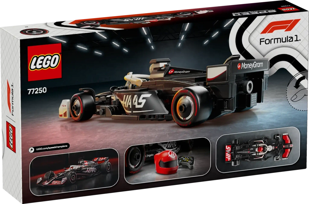 Конструктор LEGO Speed Champions 77250 Гоночный автомобиль MoneyGram Haas F1 Team VF-24