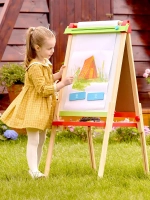 Игровой мольберт "Маленький художник", игровой набор 2-в-1