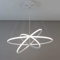 Citilux Неон Смарт CL731A090E RGB Умная подвесная люстра Белая