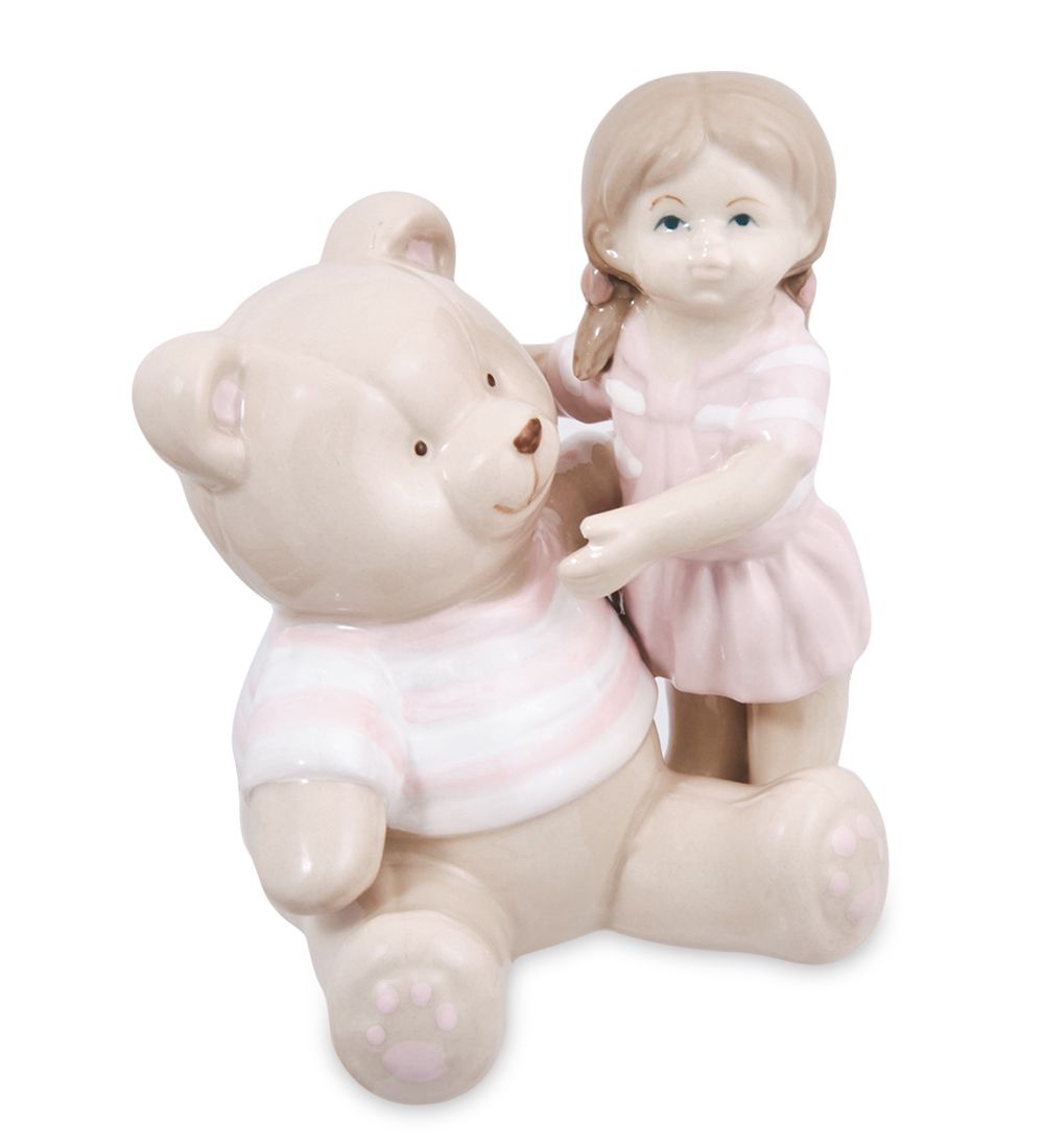 VS-472/1 Фигурка «Девочка с медвежонком»