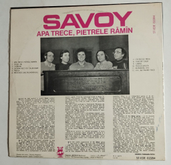 Винтажная виниловая пластинка Savoy Apa Trece, Pietrele Ramin (Румыния 1983)