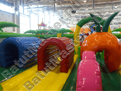 Надувной коммерческий батут "Джунгли"