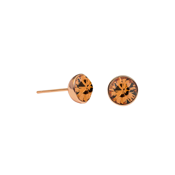 Серьги пусеты Fiore Luna Sunflower SWE298 SF RG