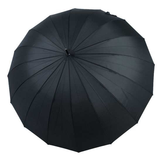 Мужской зонт трость Три Слона Черный Автомат 1610