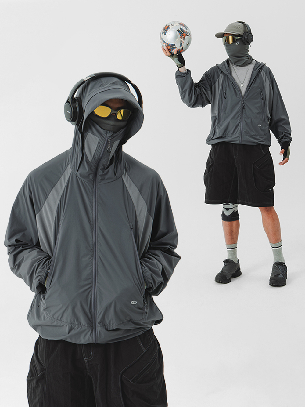 Ветровка Nothomme Blue Anti-Ultraviolet Moisture-Absorbent Quick-Drying Jacket