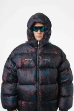 Пуховик Issaya Unity Puffer Rusty красно-синий