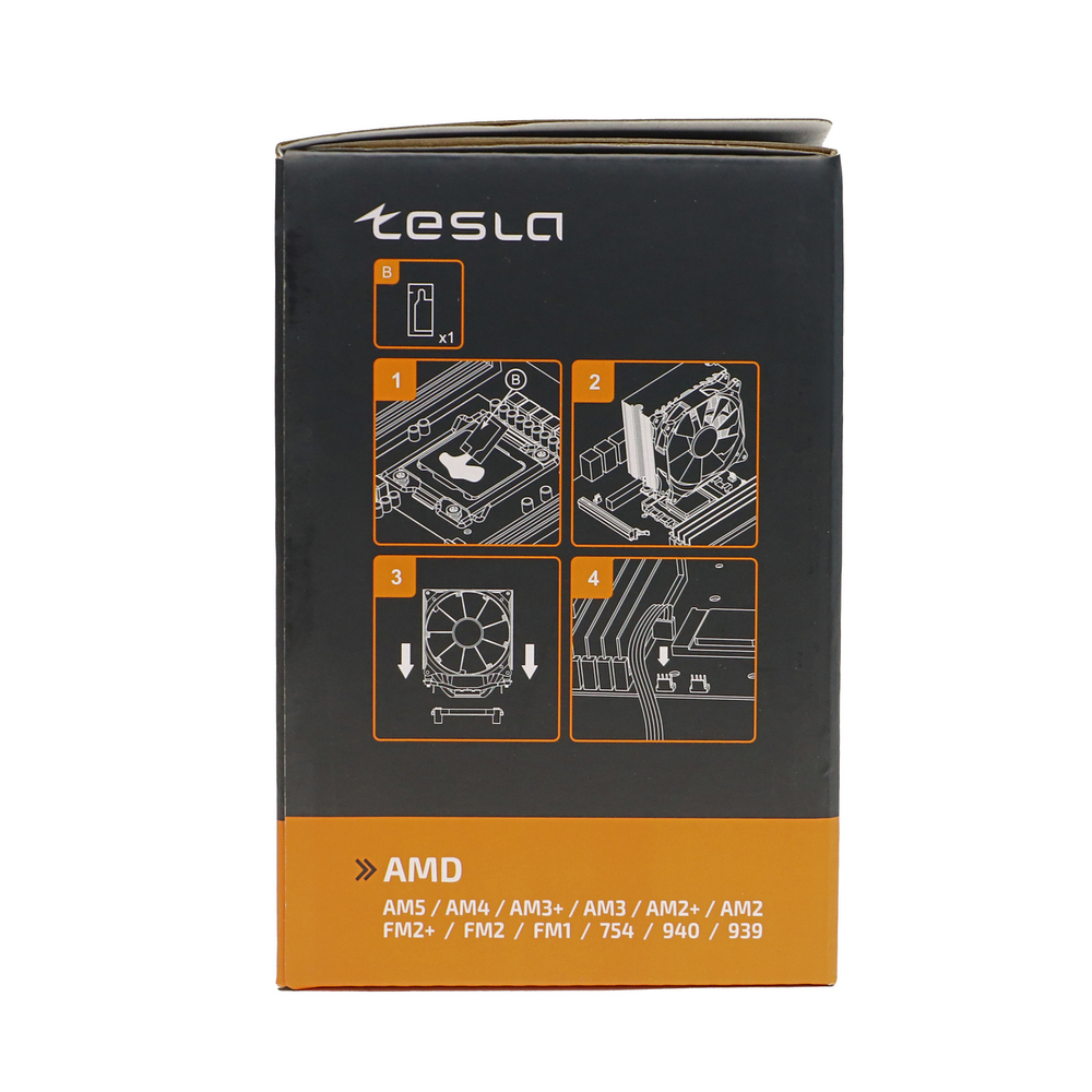 Кулер для CPU TESLA SHADOW SE213, 1х120мм, 800-1800rpm, 4-pin, Al+Cu, черный-белый, 57CFM, 24дБ, 3-PIPE(прямой контакт), TDP 150Вт, INTEL 1700/1200/115x/775/1366, AMD AM5/AM4/AM3(+)/AM2(+)/FM2(+)/FM1/754/940/939 (TSL-SE213)