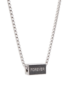 Кулон из стали "Forever" на цепочке 60 см