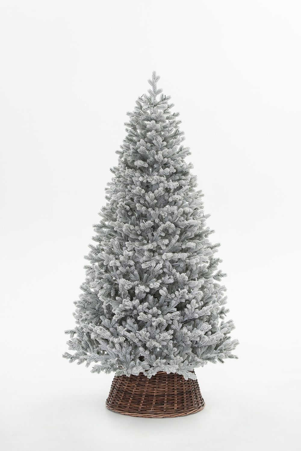 Заснеженная елка «Алтайская» (литая хвоя) 240 см / 2.4 м