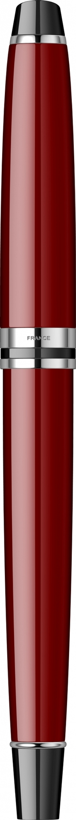 Перьевая ручка Waterman "Expert Dark Red Lacquer CT Black", перо: M, цвет чернил: blue.