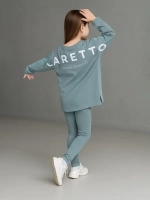 Спортивный костюм для девочки на весну с леггинсами