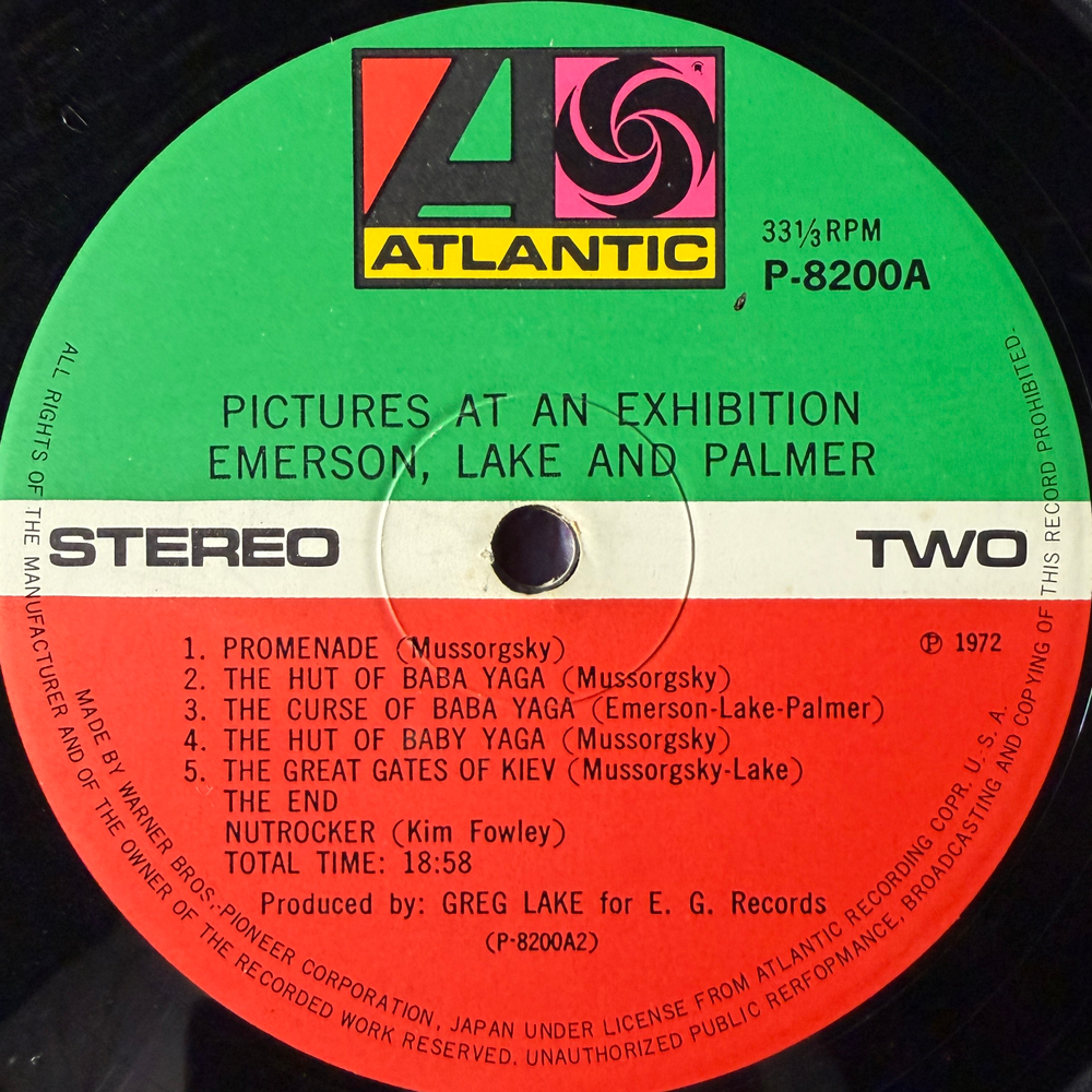 Виниловая пластинка Emerson, Lake & Palmer ‎– Pictures At An Exhibition LP