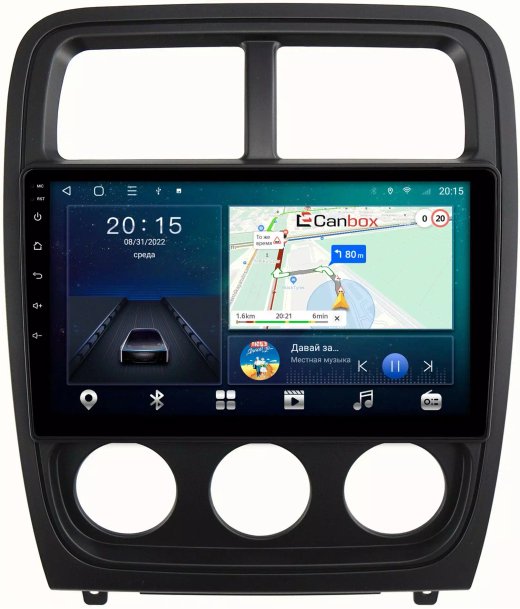 Магнитола для Dodge Caliber 2009-2012 - CanBox 9-Caliber Android 10, 8-ядер, SIM-слот