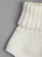 Чепчик и снуд детский на осень белый