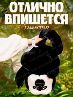 Мягкая игрушка обезьяна горилла с бананом плюшевая 35 см