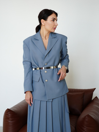 Пиджак "Подруга гениальной женщины" оверсаййз