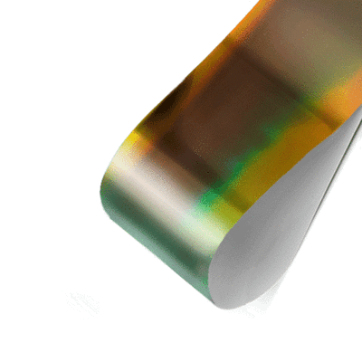 Фольга глянцевая "Золотая с радужным отливом"