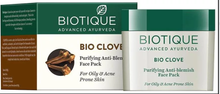 Маска для лица для жирной и склонной к акне кожи Biotique Bio clove, 75 г